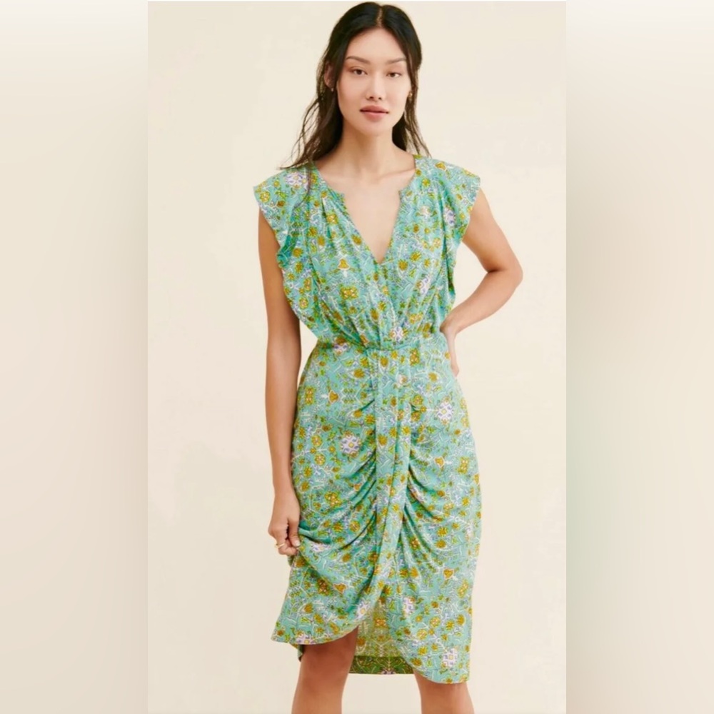 NWT Maeve Blossom Ruffled Dress Sz 4